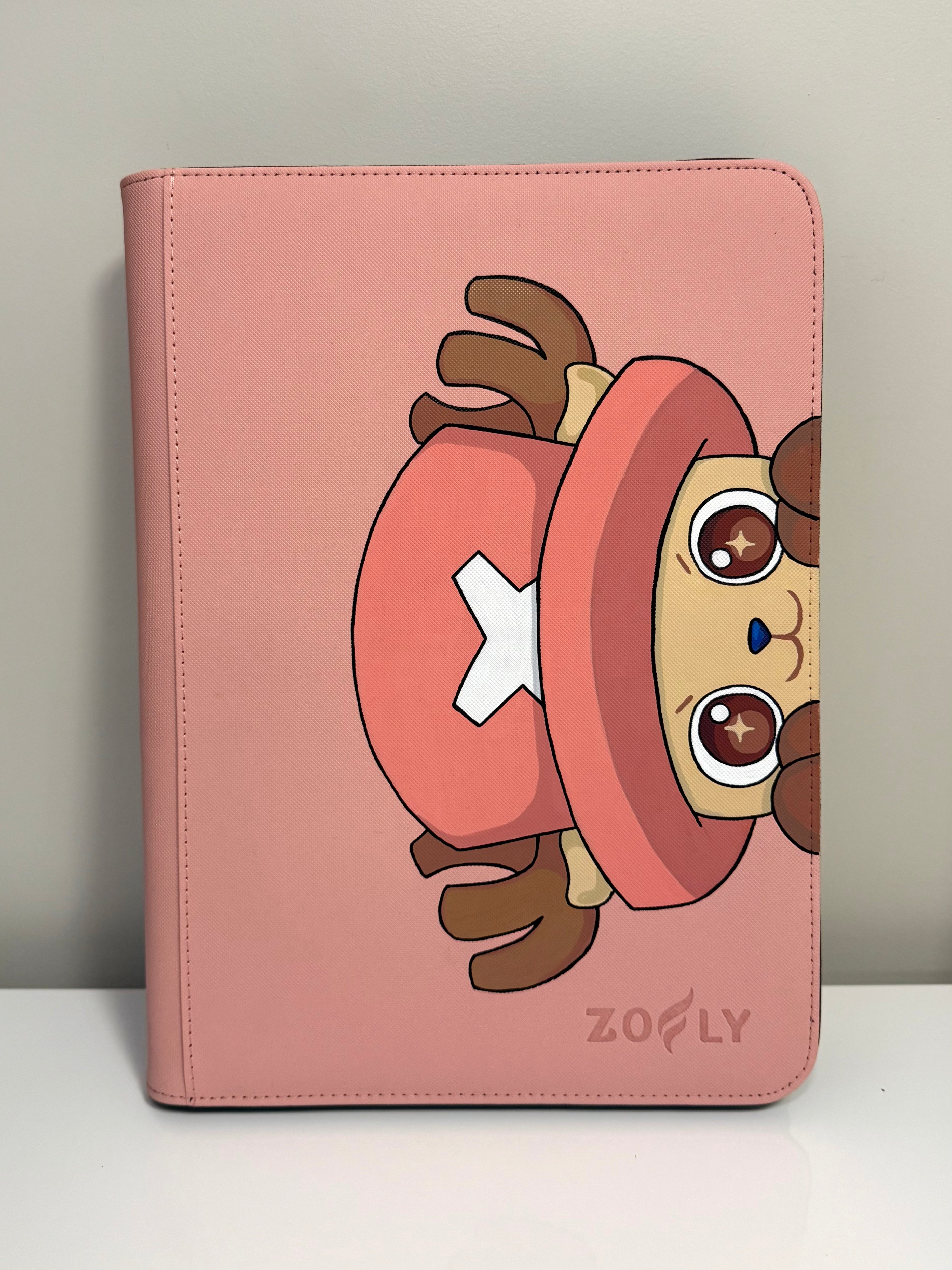Pink Reindeer 9 Pocket Binder