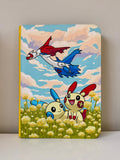 Yellow Duo 9 Pocket Binder
