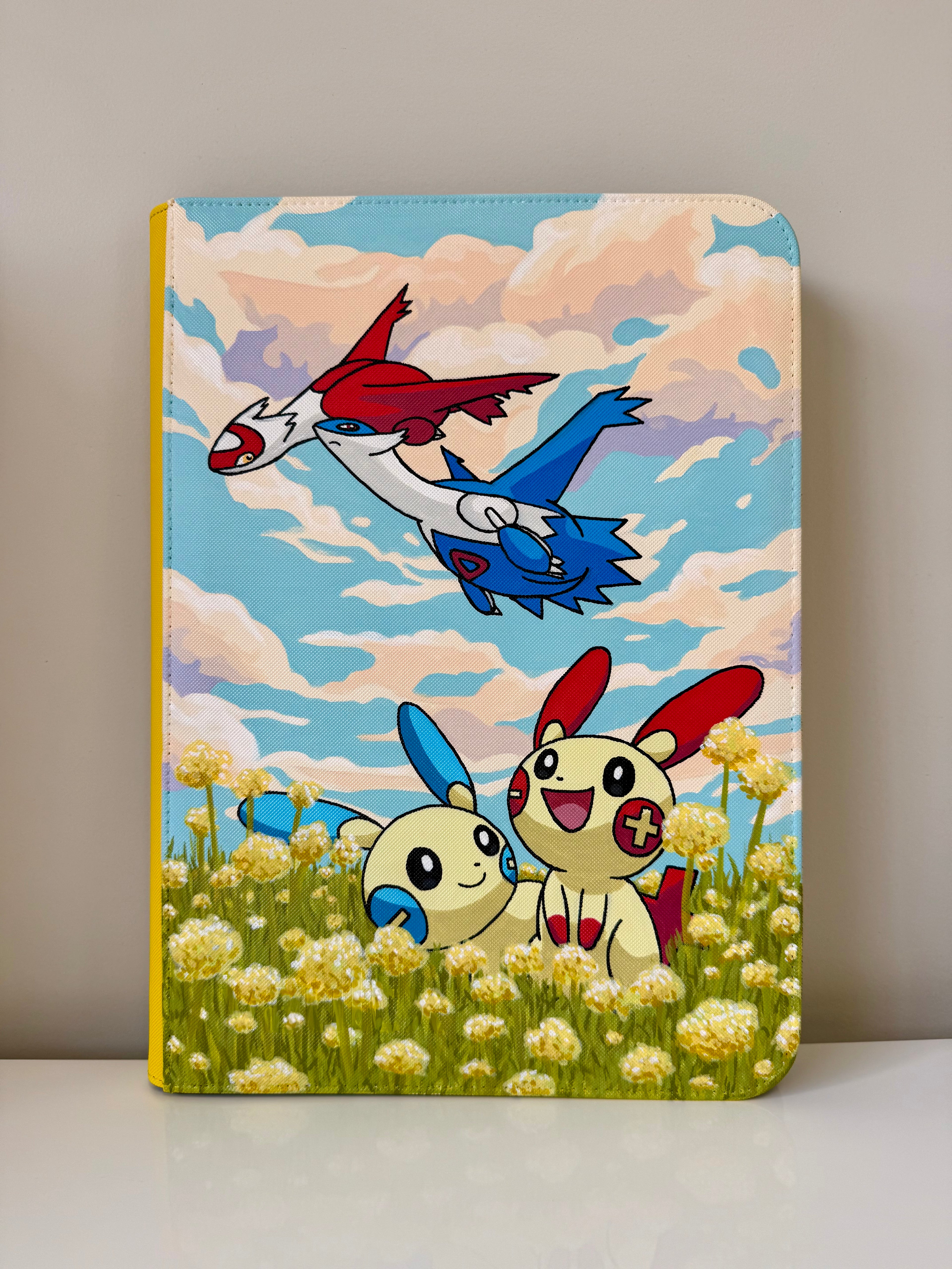 Yellow Duo 9 Pocket Binder